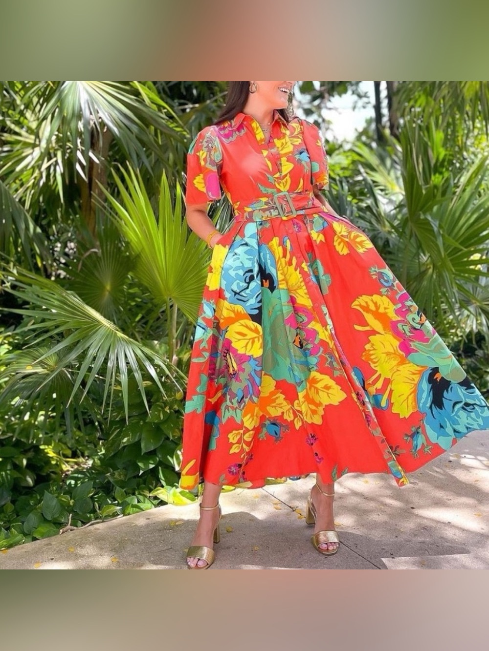 Christopher John Rogers x Target Floral Maxi Dress Size 2